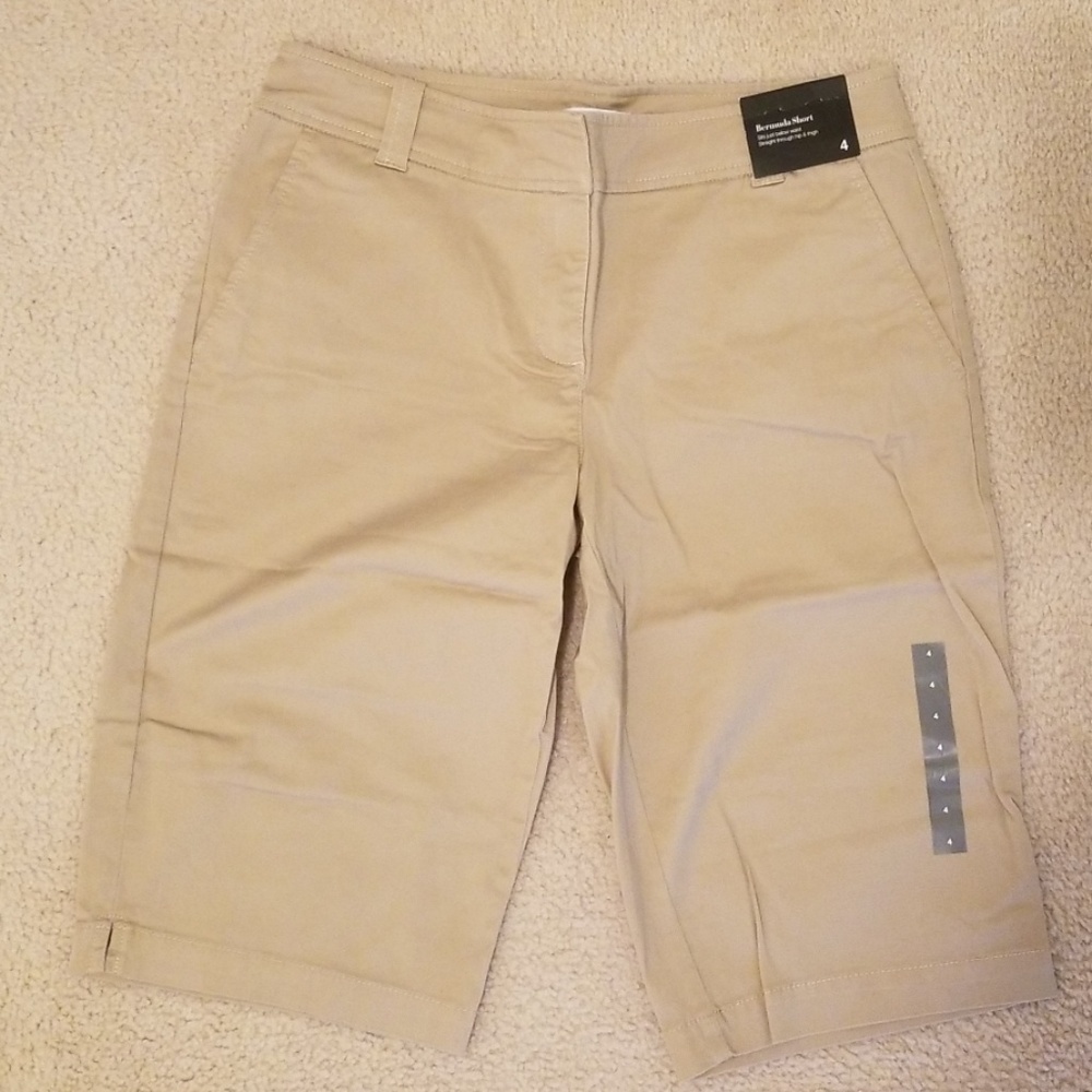 Khaki Bermuda Shorts